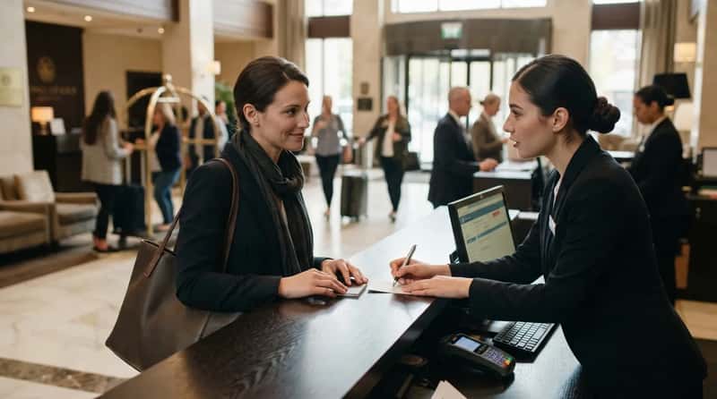 #4 - They Never Say Their Room Number Out Loud at the Front Desk (Image Credits: Gemini)