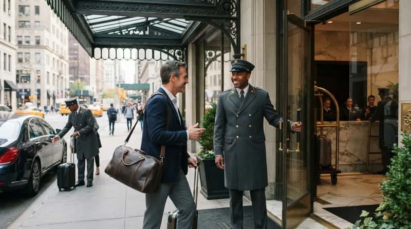 #20 - How You Treat the Doorman, Valet, and Bellhop (Image Credits: Gemini)