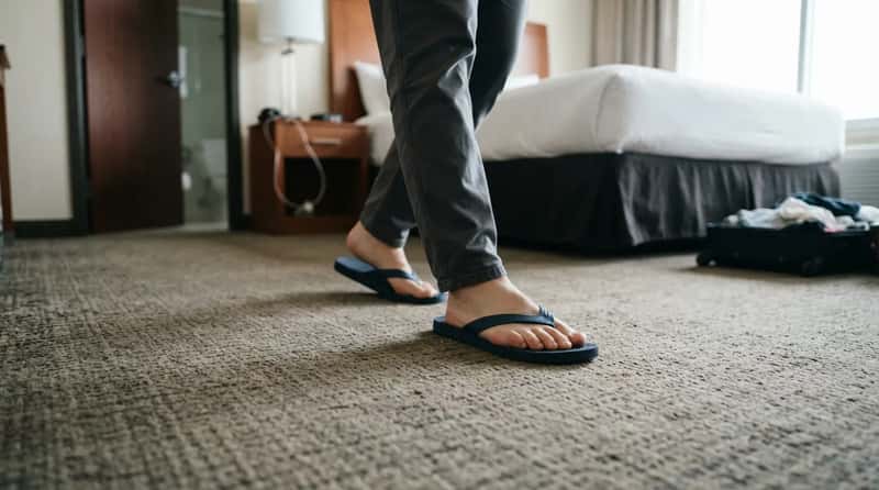 #2 - They Always Wear Footwear in the Room, Never Go Barefoot (Image Credits: Gemini)