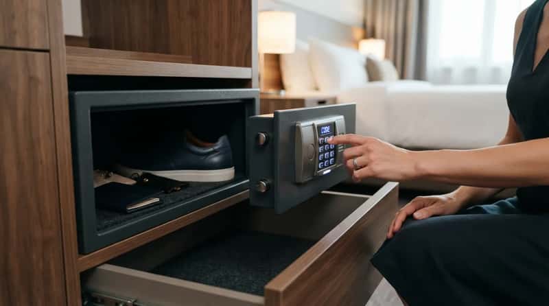 #1 - They Check That the In-Room Safe Actually Works - and They Use It Every Single Day (Image Credits: Gemini)