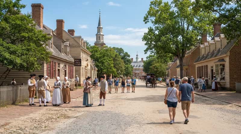#6 - Colonial Williamsburg, Virginia (Image Credits: Gemini)