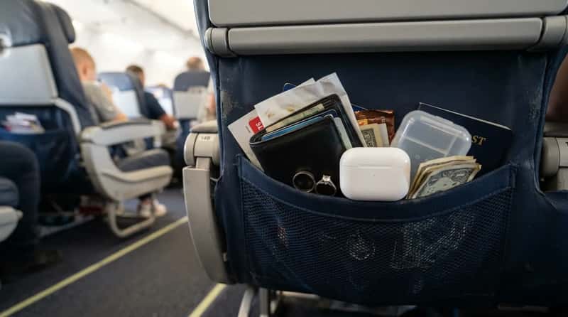 #6 - Store Valuables in the Seat Pocket (Image Credits: Gemini)