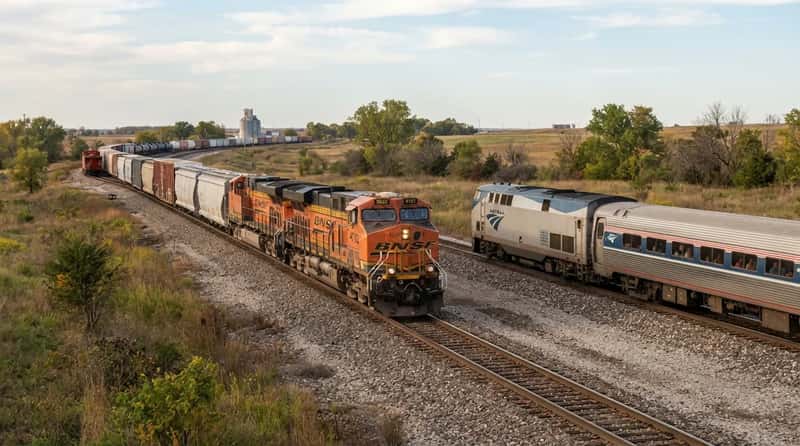 #2 - Freight Trains Cause Most of the Delays (Image Credits: Gemini)