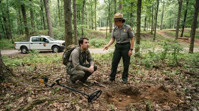 #6 - Treasure Hunting With a Metal Detector (Image Credits: Gemini)