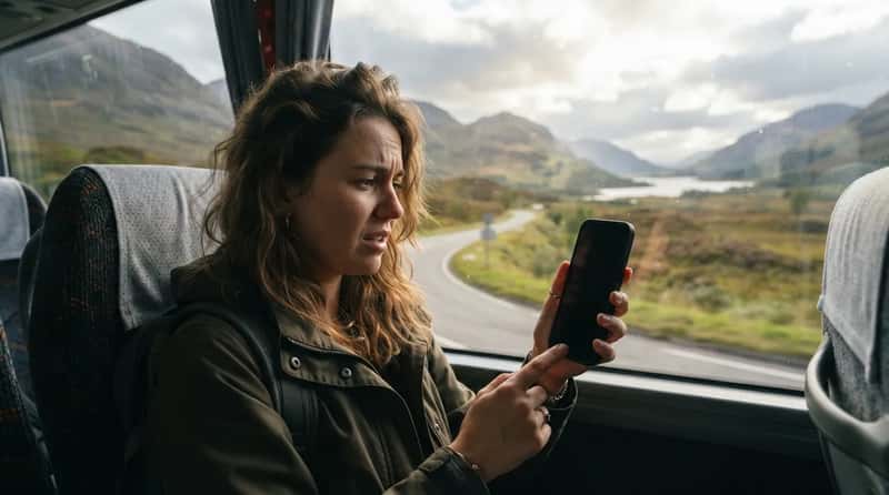 #12 - The Phone Dies Before the Scenery Starts (Image Credits: Gemini)