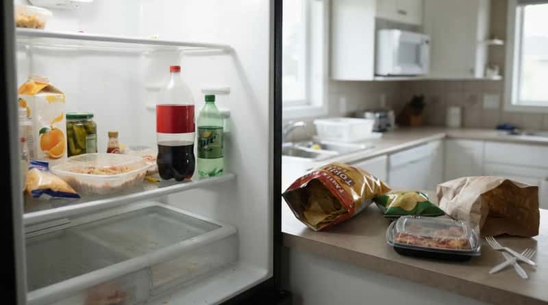#20 - Half-Empty Sodas, Chips and Cold Takeout (Image Credits: Gemini)