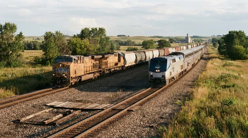 #1 - Most Delays Start On Tracks Amtrak Doesn't Control (Image Credits: Gemini)