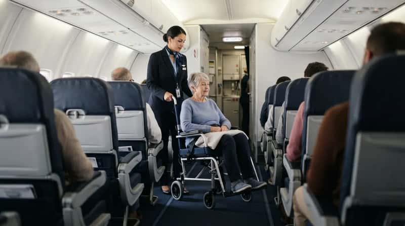#2 - "Can I Get Help to the Lavatory in Flight?" (Image Credits: Gemini)