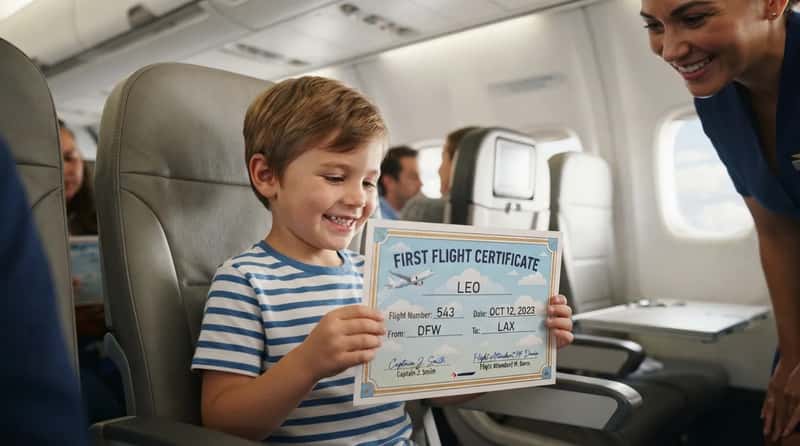 #6 - A First-Flight Certificate (Image Credits: Gemini)
