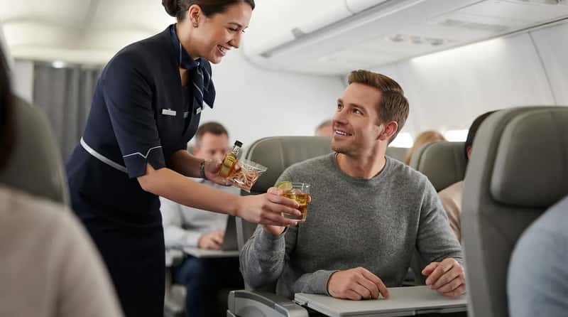 #4 - A Free Drink After an Airline-Caused Delay (Image Credits: Gemini)