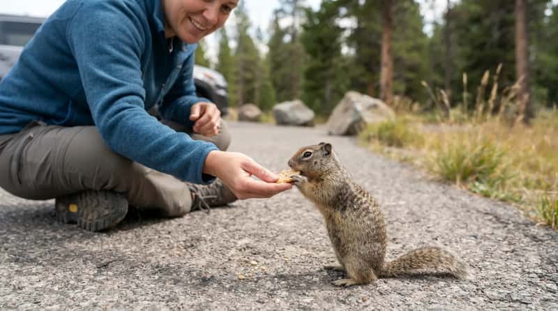 #5 - Feeding “Cute” Wildlife (Image Credits: Gemini)