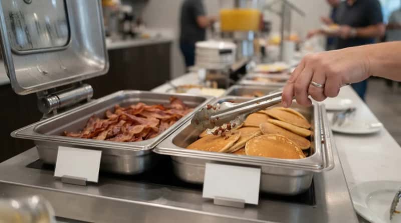 #13 - Swapping Serving Spoons Between Trays (Image Credits: Gemini)