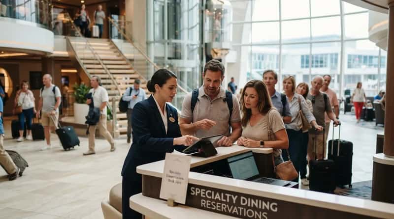 #11 - They Reserve Specialty Dining Within the First Hour (Image Credits: Gemini)