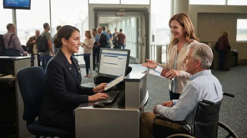 #20 - Adding a Companion to a Wheelchair Pre-Boarding Pass (Image Credits: Gemini)