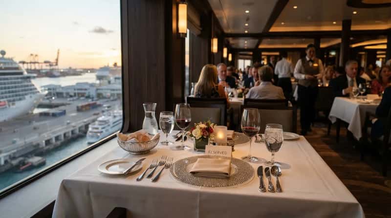 #14 - The Specialty Dinner Table Booked Before the Ship Fills Up (Image Credits: Gemini)