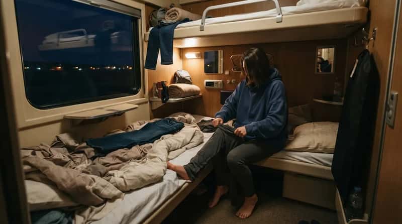#5 - Soft Clothes, Because Travel Jeans Make a Rough Night (Image Credits: Gemini)
