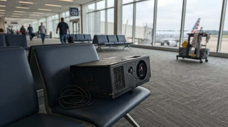 25. The Mystery Wall Projector Nobody Claimed at the Gate (Image Credits: Gemini)