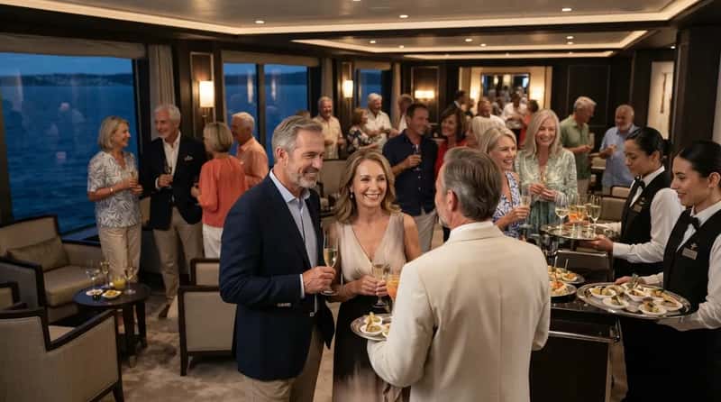 #11 - Silversea Opens a Private Reception the Moment You Finish Your First Voyage (Image Credits: Gemini)