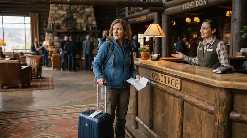 #8 - The Guest Standing at the Wrong Desk With a Suitcase (Image Credits: Gemini)