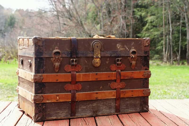 1. Vintage Steamer Trunks and Travel Chests (Image Credits: Pixabay)