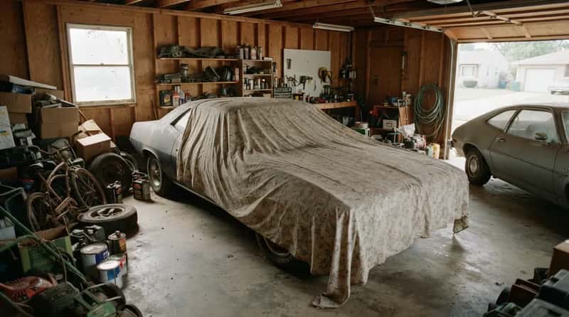 #11 - A Muscle Car Sitting Under a Bedsheet (Image Credits: Gemini)