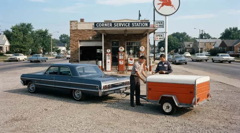 #6 - A Trailer You Could Rent Right Where You Fueled Up (Image Credits: Gemini)