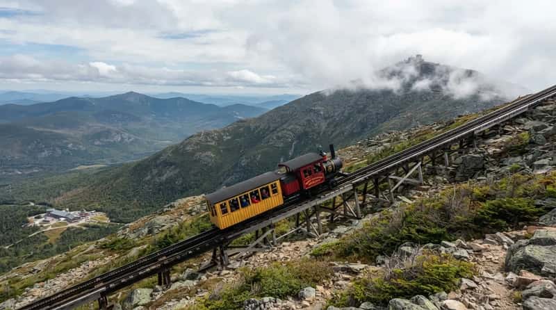 #18 - Mount Washington Cog Railway: Three Miles, a 37% Grade, and a Summit Known for Brutal Weather (Image Credits: Gemini)