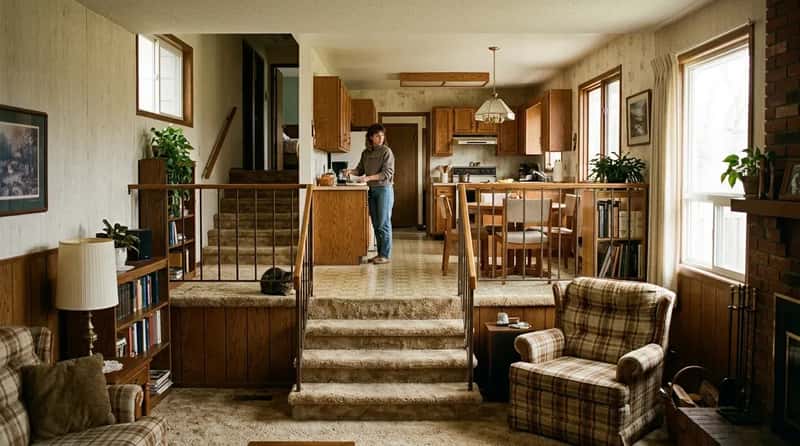 #10 - Split-Level Design That Created Real Zones Within One Home (Image Credits: Gemini)