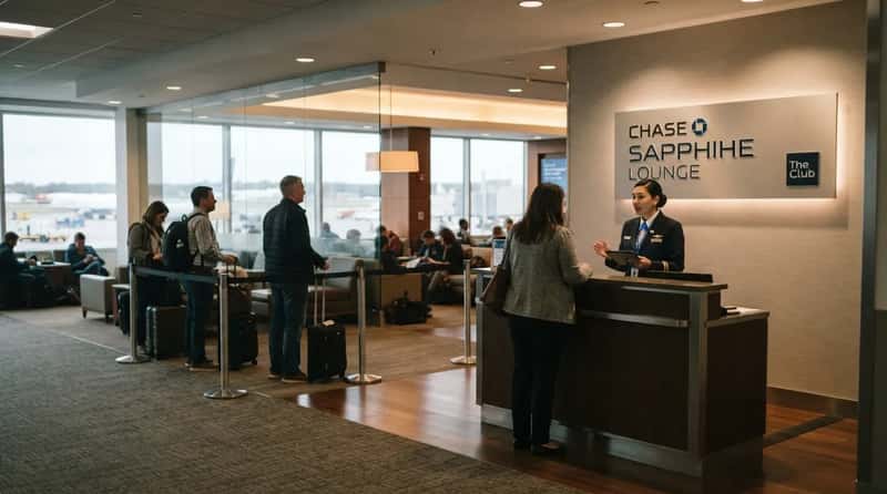 #12 - Chase Sapphire Lounge, Boston Logan: 450 People and Still a Waitlist (Image Credits: Gemini)