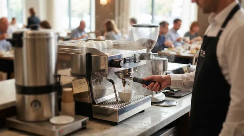#8 - Real Espresso Instead of the Lobby Urn (Image Credits: Gemini)