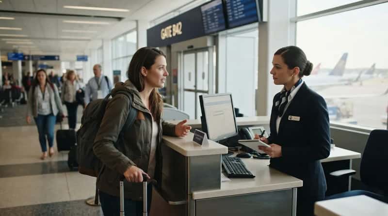 #14 - The Connecting-Gate Agent Who Can Save Your Day (Image Credits: Gemini)