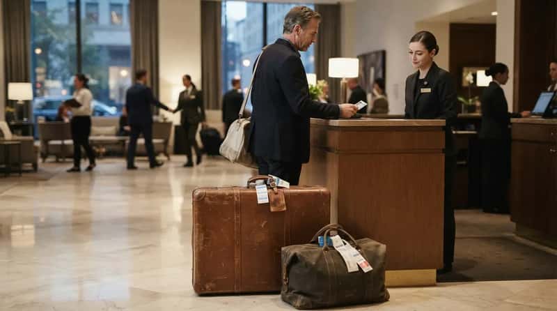 #8 - The Age and Wear of the Guest's Luggage or Gear (Image Credits: Gemini)
