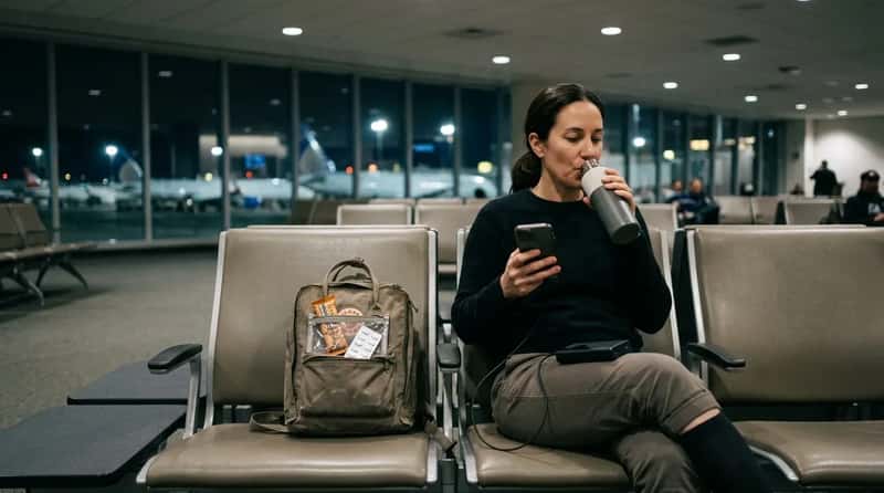 #7 - Never Pack Your Charger or Meds in the Checked Bag Before an Overnight Layover (Image Credits: Gemini)