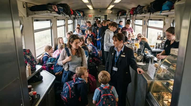 #14 - The Overloaded Cafe Car During Peak Travel Days (Image Credits: Gemini)