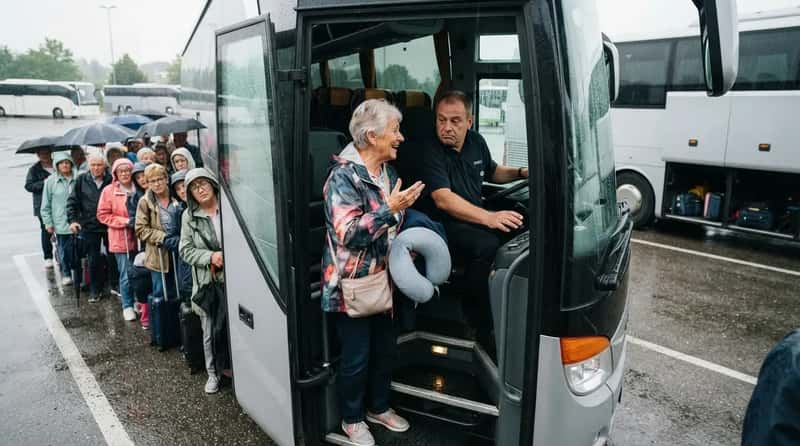 #4 - The Door-Blocker Who Chats With the Driver During Boarding (Image Credits: Gemini)