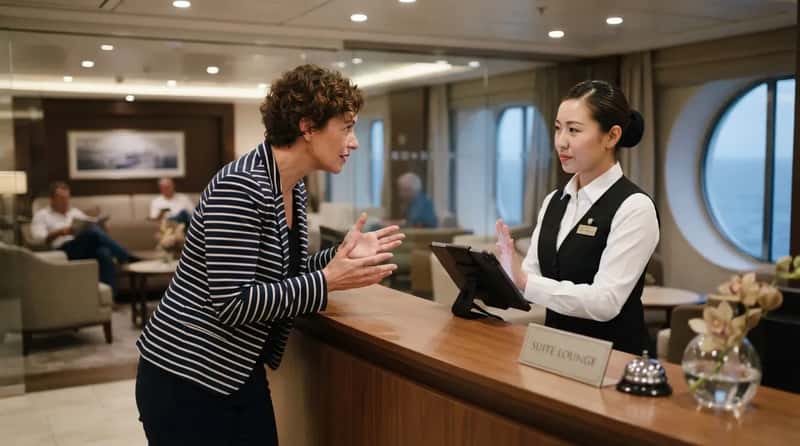 #13 - Begging Staff to Sneak a Friend Into the Suite Lounge (Image Credits: Gemini)