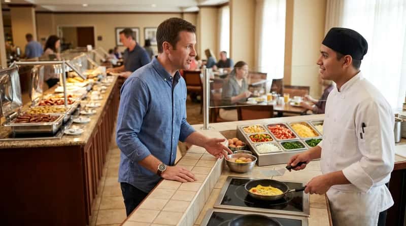 #6 - Assuming the Buffet Is the Whole Menu (Image Credits: Gemini)