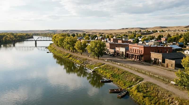 #16 – Fort Benton, Montana: The Oldest Town on the River (Image Credits: Gemini)