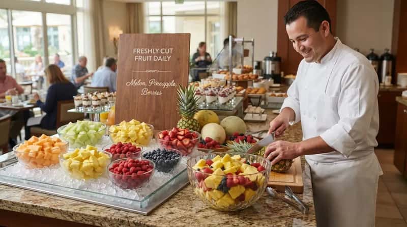 #10 - A Real Fruit-Cutting Station (Image Credits: Gemini)