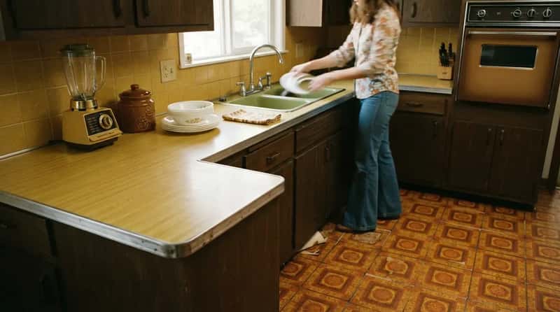 #14 - Formica Counters and Linoleum Floors as the Height of Modern (Image Credits: Gemini)