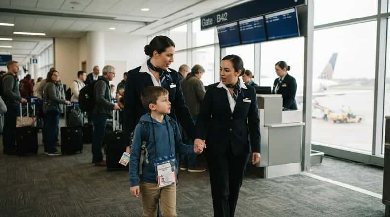 #5 - Unaccompanied Minors Get a Layer of Escort Most Parents Never Request (Image Credits: Gemini)