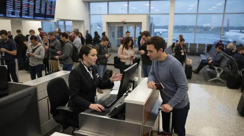 #1 - Mass Cancellations Get Rebooked at the Gate, No Call Center Required (Image Credits: Gemini)