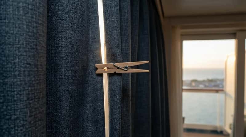 #6 - They Seal the Curtain Gap With a Clip (Image Credits: Gemini)