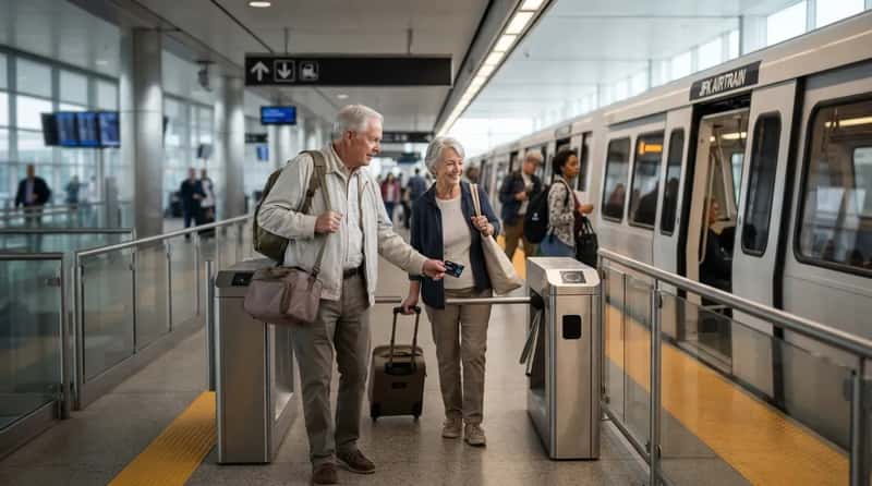 #13 - Airport Rail With a Senior Fare (If You Pack Light) (Image Credits: Gemini)