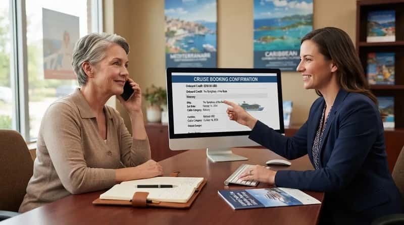 #7 - They Route Their Booking Through a Travel Agent for Onboard Credit (Image Credits: Gemini)