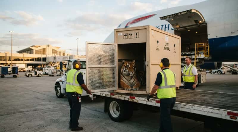 #1 - A Pet Tiger Flown Across the Atlantic to Save a Relationship (Image Credits: Gemini)