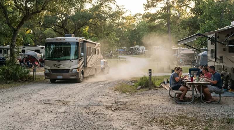 #17 - Dust Clouds on Gravel Roads Feel Like a Declaration of War (Image Credits: Gemini)