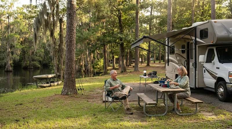 #3 - Louisiana Makes Day Use Free and Camping Half Price (Image Credits: Gemini)