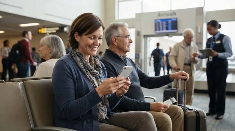#3 - Family Gets a Text the Moment the Traveler Is Safe (Image Credits: Gemini)
