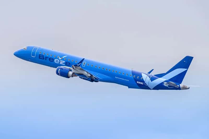 3. Breeze Airways (Image Credits: Unsplash)